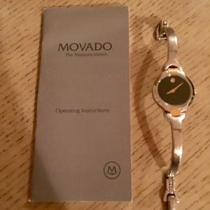 Movado Kara Two-Tone Black Stainless Watch